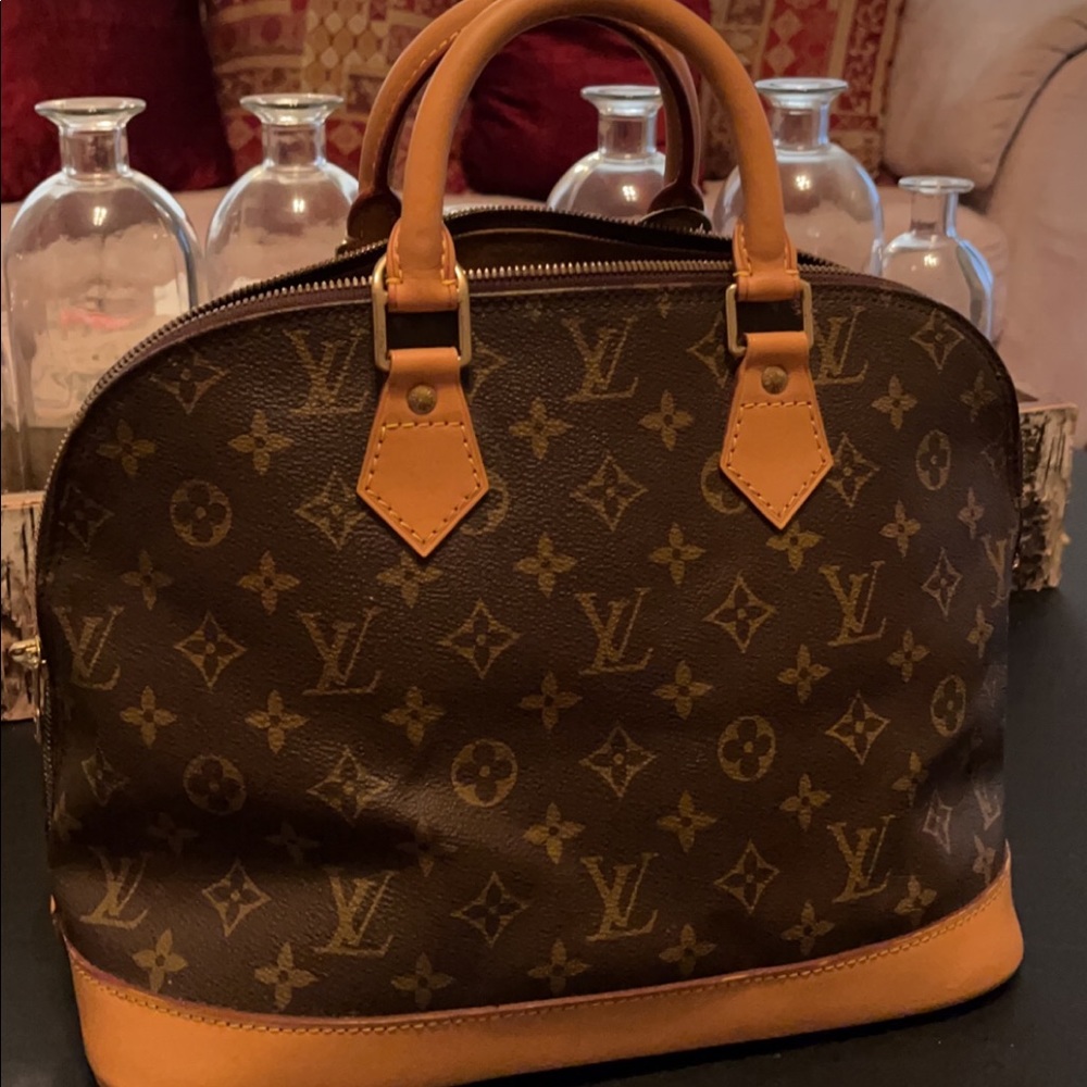 Vintage Louis Vuitton bag, purchased on Mercari